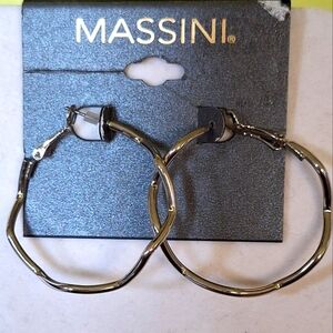 Nwt Silver hoop earrings